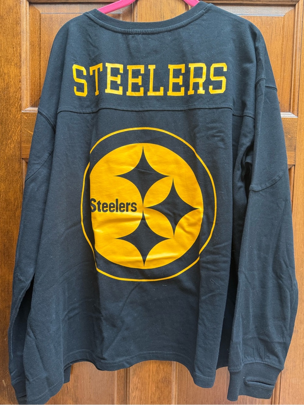 NFL Women's Steelers Spirit Jersey with Thumbholes